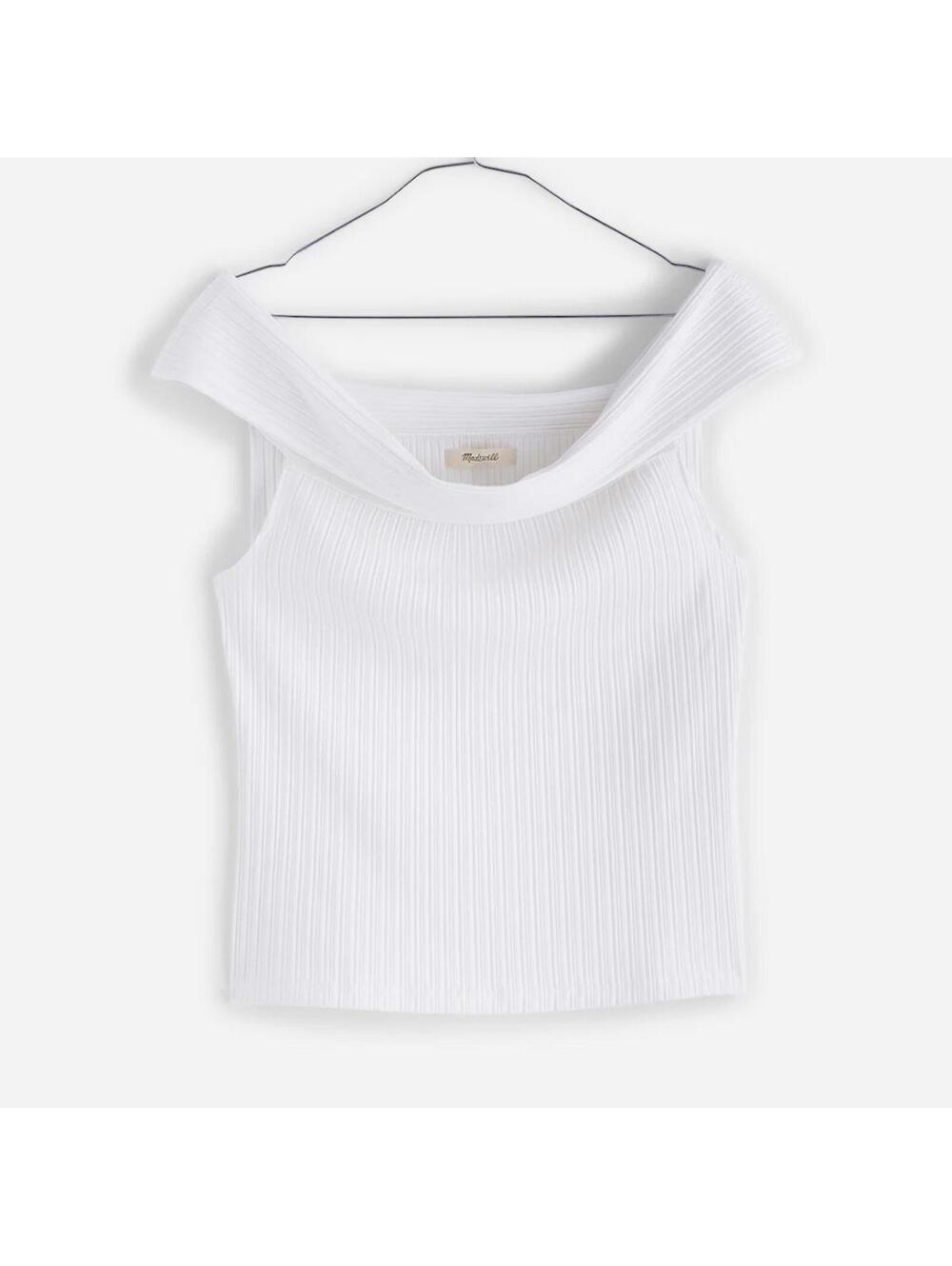 Madewell Ribbed Off-the-Shoulder Top